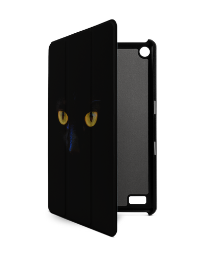Black Cat Tablet Smart Case für Amazon Fire 7: Frontansicht