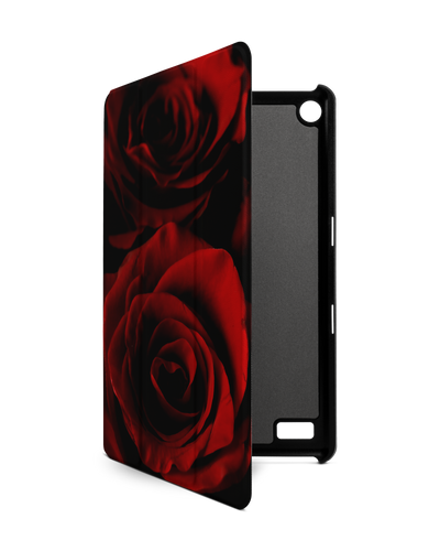 Red Roses Tablet Smart Case für Amazon Fire 7: Frontansicht