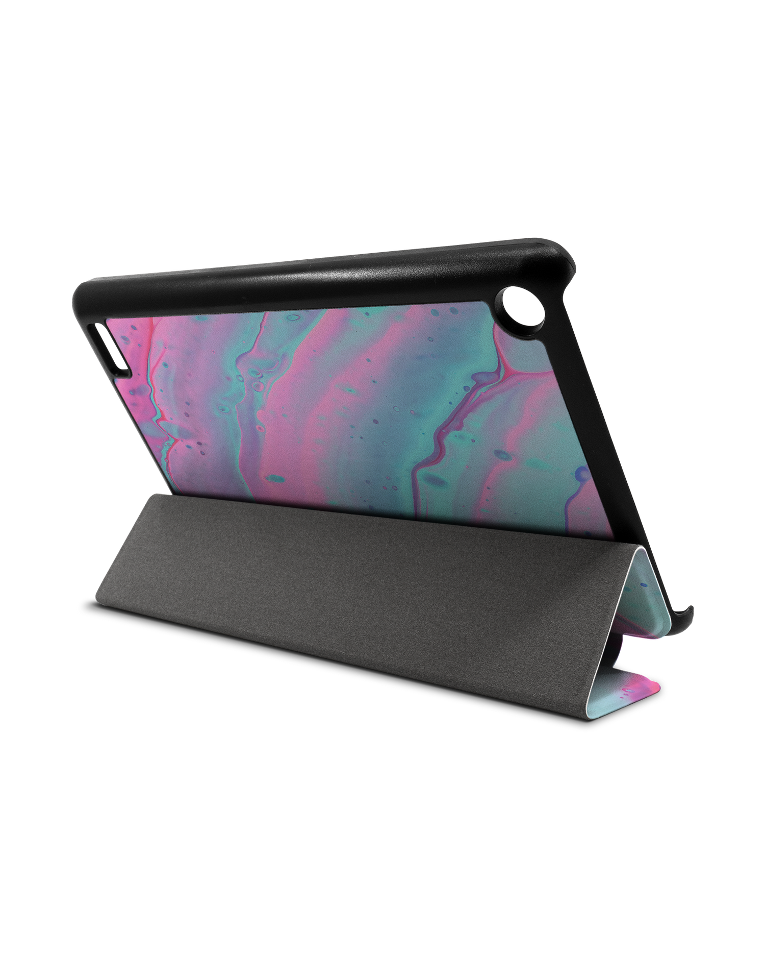 Wavey Tablet Smart Case für Amazon Fire 7: Aufgestellt im Querformat