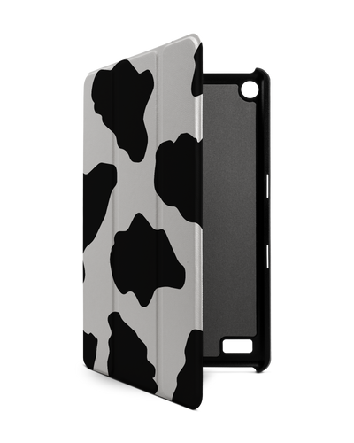 Cow Print 2 Tablet Smart Case für Amazon Fire 7: Frontansicht
