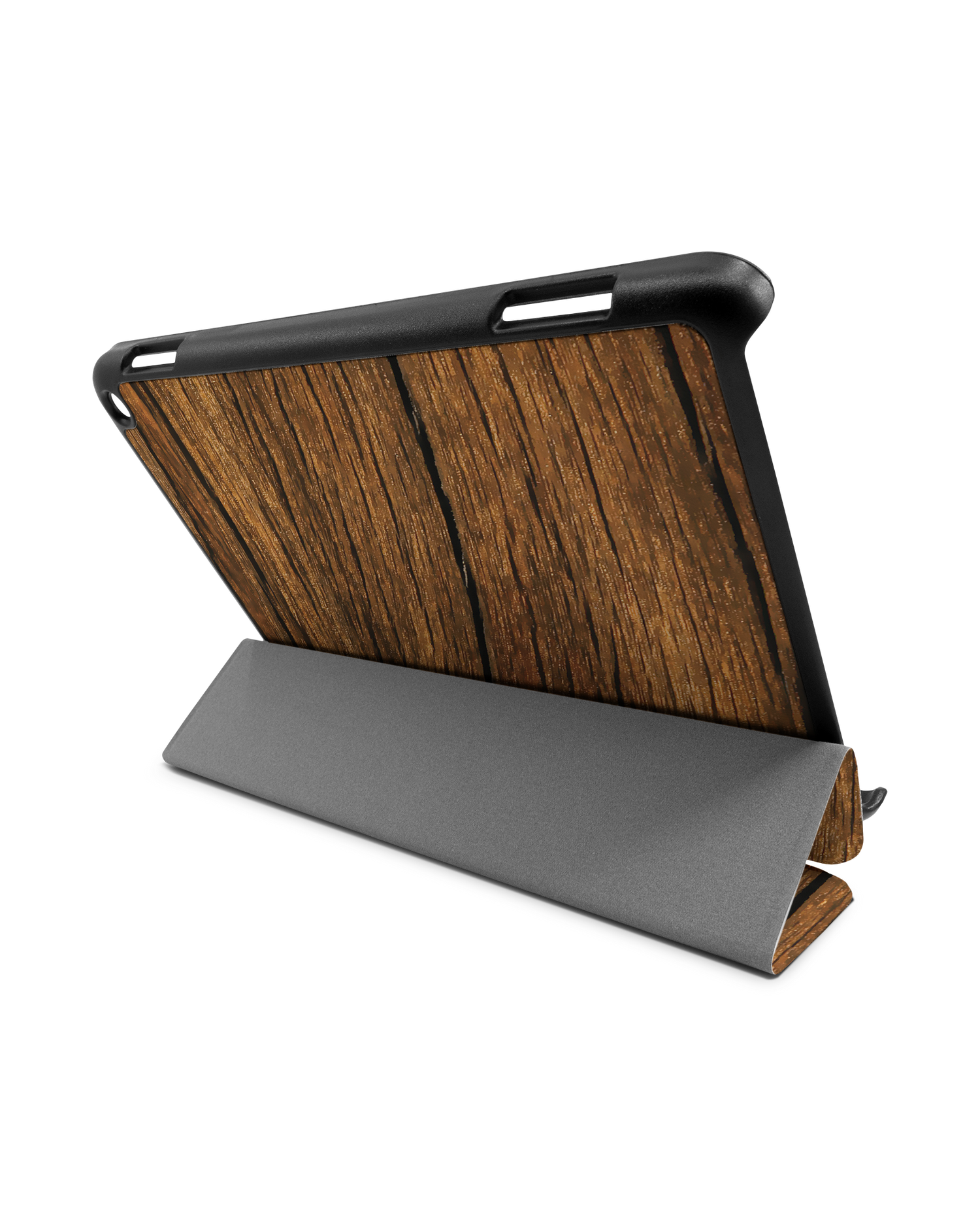 Wood Tablet Smart Case für Amazon Fire HD 8 (2022), Amazon Fire HD 8 Plus (2022), Amazon Fire HD 8 (2020), Amazon Fire HD 8 Plus (2020): Aufgestellt im Querformat