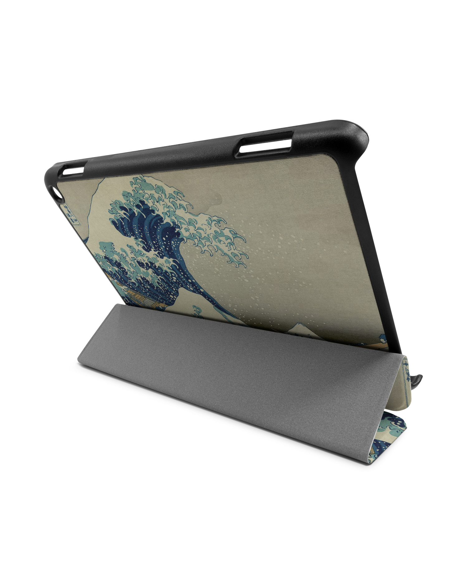Great Wave Off Kanagawa By Hokusai Tablet Smart Case für Amazon Fire HD 8 (2022), Amazon Fire HD 8 Plus (2022), Amazon Fire HD 8 (2020), Amazon Fire HD 8 Plus (2020): Aufgestellt im Querformat