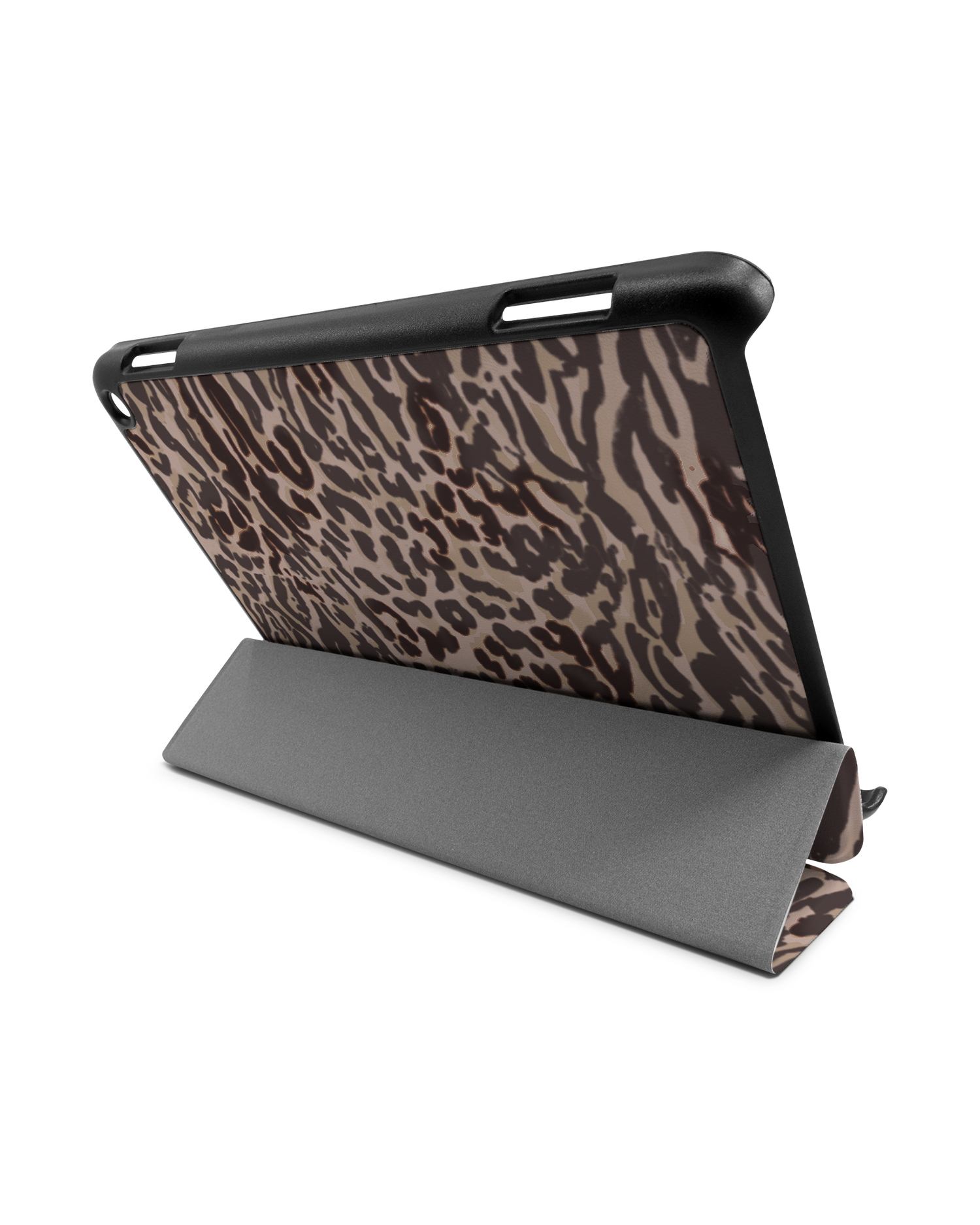 Animal Skin Tough Love Tablet Smart Case für Amazon Fire HD 8 (2022), Amazon Fire HD 8 Plus (2022), Amazon Fire HD 8 (2020), Amazon Fire HD 8 Plus (2020): Aufgestellt im Querformat