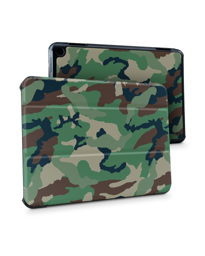 Green and Brown Camo Tablet Smart Case für Amazon Fire HD 8 (2022), Amazon Fire HD 8 Plus (2022), Amazon Fire HD 8 (2020), Amazon Fire HD 8 Plus (2020)