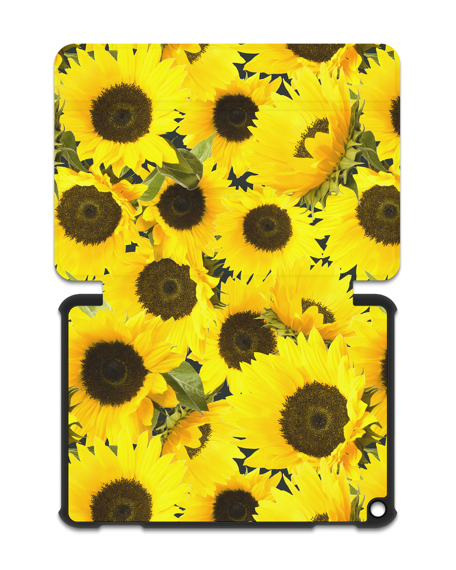Sunflowers Tablet Smart Case für Amazon Fire HD 8 (2022), Amazon Fire HD 8 Plus (2022), Amazon Fire HD 8 (2020), Amazon Fire HD 8 Plus (2020): Aufgeklappt