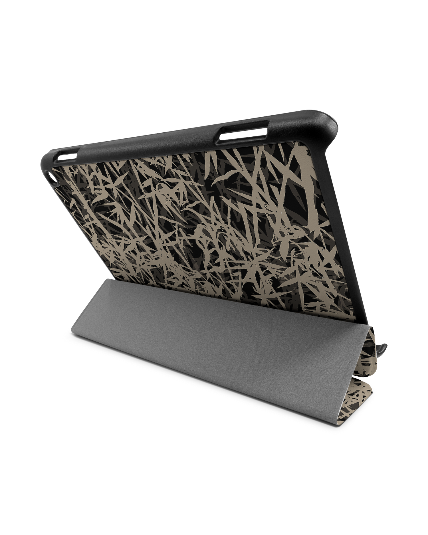 Bamboo Pattern Tablet Smart Case für Amazon Fire HD 8 (2022), Amazon Fire HD 8 Plus (2022), Amazon Fire HD 8 (2020), Amazon Fire HD 8 Plus (2020): Aufgestellt im Querformat