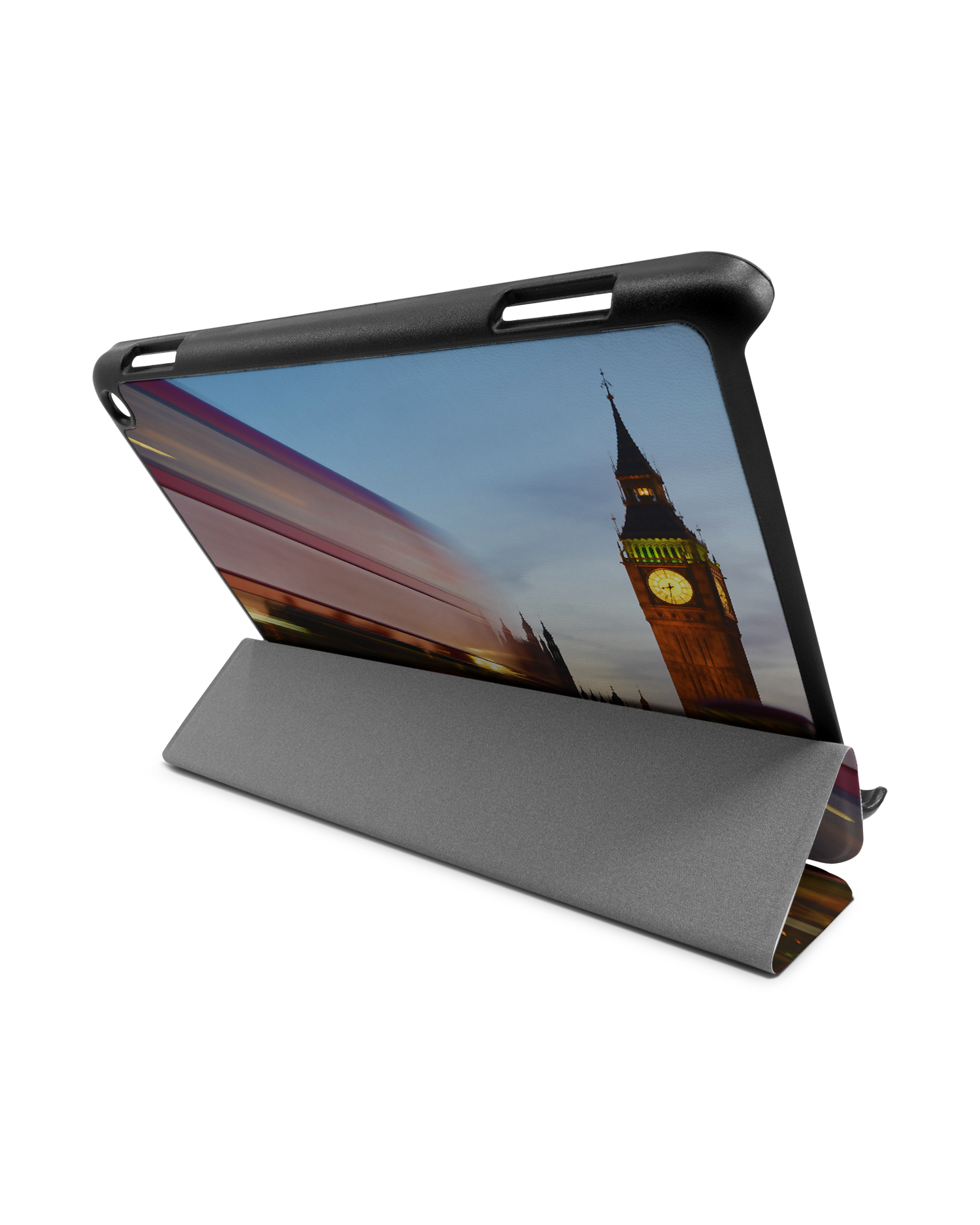 London Tablet Smart Case für Amazon Fire HD 8 (2022), Amazon Fire HD 8 Plus (2022), Amazon Fire HD 8 (2020), Amazon Fire HD 8 Plus (2020): Aufgestellt im Querformat