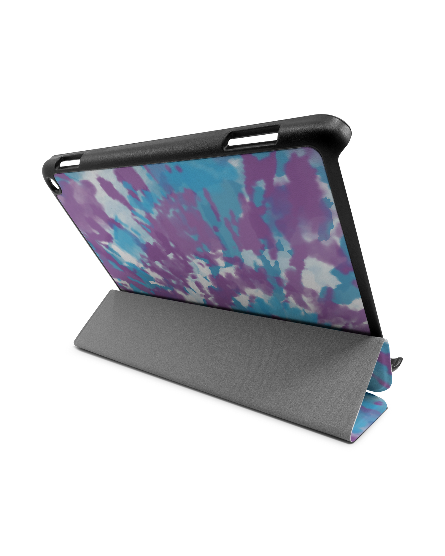 Classic Tie Dye Tablet Smart Case für Amazon Fire HD 8 (2022), Amazon Fire HD 8 Plus (2022), Amazon Fire HD 8 (2020), Amazon Fire HD 8 Plus (2020): Aufgestellt im Querformat