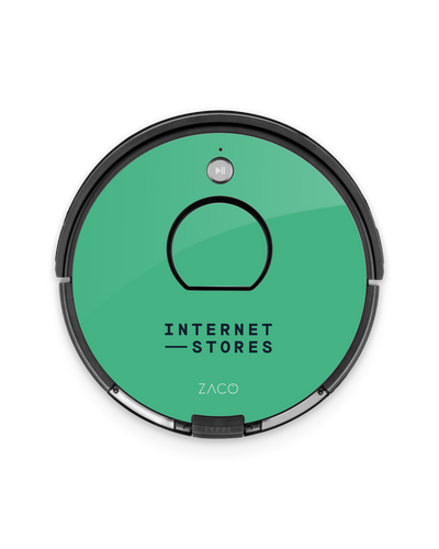 ISG Neon Green Saugroboter Aufkleber ZACO A10