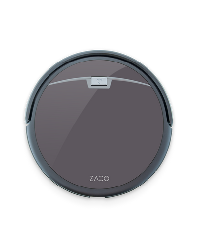 ZACO Metallic Grey Saugroboter Aufkleber ILIFE Beetles A4s, ZACO A4s