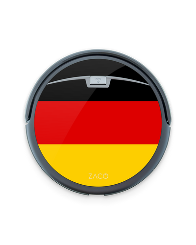 Germany Flag Saugroboter Aufkleber ILIFE Beetles A4s, ZACO A4s
