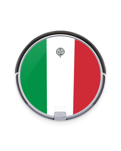 Italy Flag Saugroboter Aufkleber ILIFE Beetles A6, ZACO A6