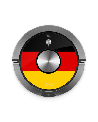 Germany Flag Saugroboter Aufkleber ZACO A9s, ZACO A9s Pro
