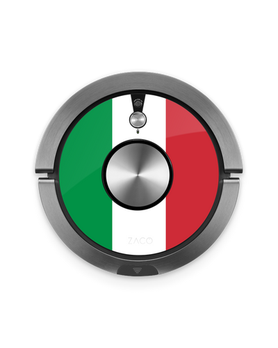 Italy Flag Saugroboter Aufkleber ZACO A9s, ZACO A9s Pro