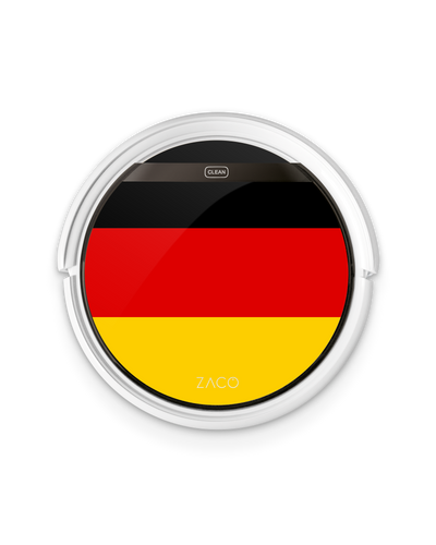 Germany Flag Saugroboter Aufkleber ILIFE Beetles V5s Pro, ZACO V5s Pro