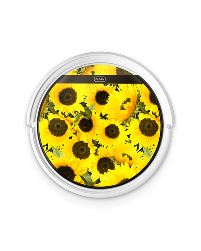 Sunflowers Saugroboter Aufkleber ILIFE Beetles V5s Pro, ZACO V5s Pro