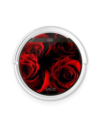 Red Roses Saugroboter Aufkleber ILIFE Beetles V5s Pro, ZACO V5s Pro
