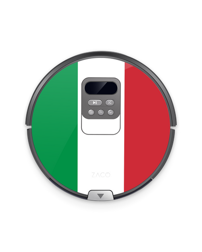 Italy Flag Saugroboter Aufkleber ILIFE Beetles V80, ZACO V80