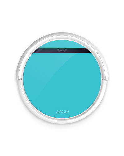 ZACO Turquoise Saugroboter Aufkleber ZACO V5x