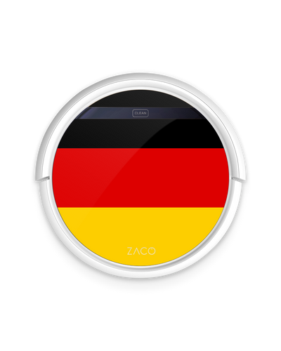 Germany Flag Saugroboter Aufkleber ZACO V5x