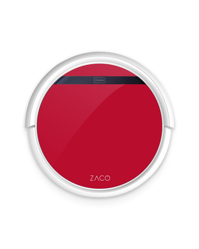 RED Saugroboter Aufkleber ZACO V5x