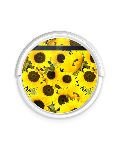 Sunflowers Saugroboter Aufkleber ZACO V5x