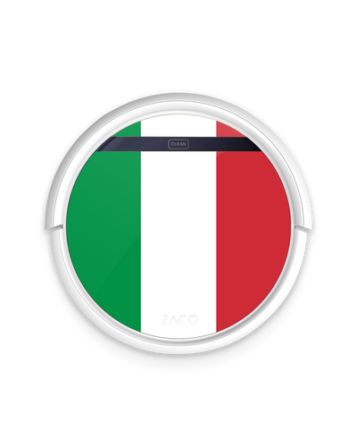 Italy Flag Saugroboter Aufkleber ZACO V5x
