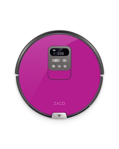 ZACO Hot Pink Saugroboter Aufkleber ZACO V85