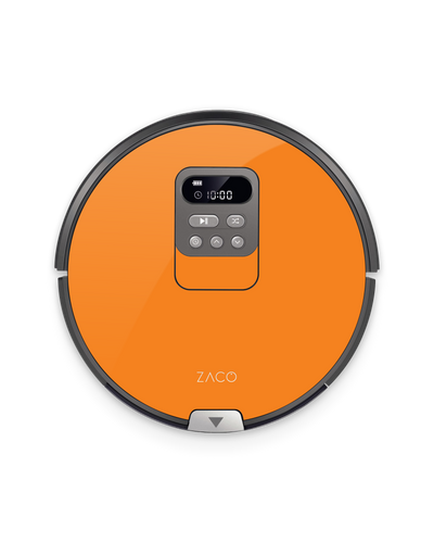 ZACO Orange Saugroboter Aufkleber ZACO V85