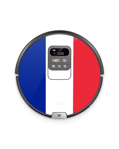 France Flag Saugroboter Aufkleber ZACO V85