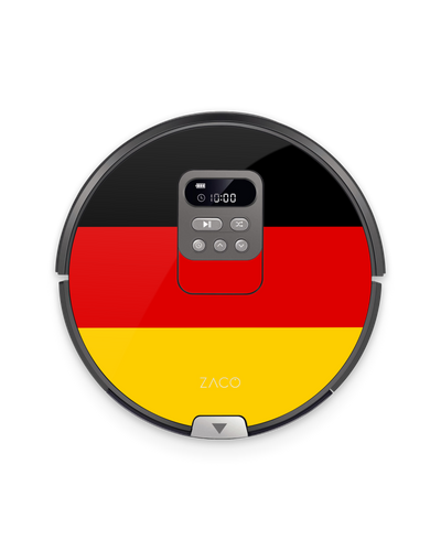 Germany Flag Saugroboter Aufkleber ZACO V85