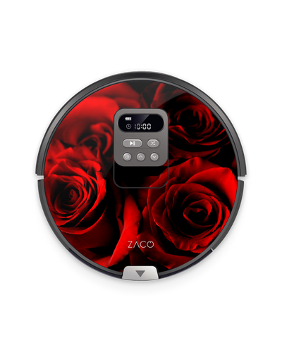 Red Roses Saugroboter Aufkleber ZACO V85