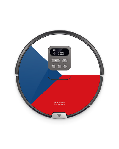 Czech Republic Flag Saugroboter Aufkleber ZACO V85